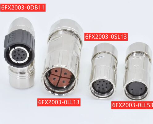 Siemens V90 Servo Motor Connector with 1000V Voltage Rating and Crimp/Solder Termination for Industrial Automation