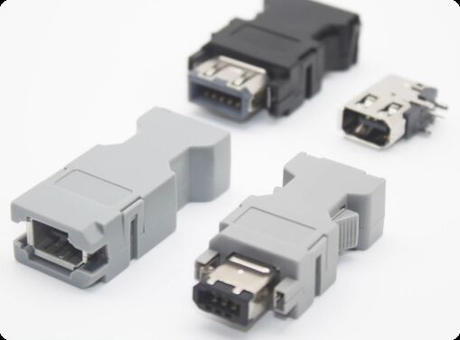 Panasonic Yaskawa servo drive side connector CN3 1394 SM-6P encoder plug 6-pin gold-plated connector