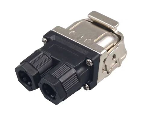 Dual-Output Low-Conduction 1000V Servo Motor Connector and Servo Motor Plug for Industrial Automation