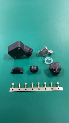 Gold / Silver Contact Plating Brushless Servo Motor 9PIN 16A-30A Servo Motor Connector -40℃ To 105℃