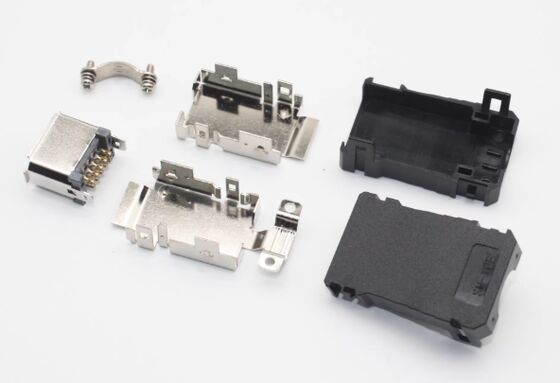 1394 Plug 10PIN Servo Connector Gold-plated SM-10P Male SM-10E Female Mitsubishi MR-J3CN2