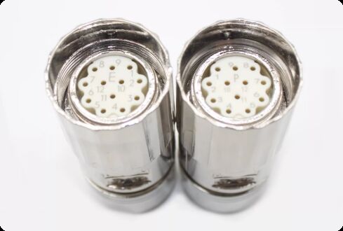 M23 series connector Siemens S120 servo cable connector 6FX2003-0SU12 0SP12 12 17PIN E P type