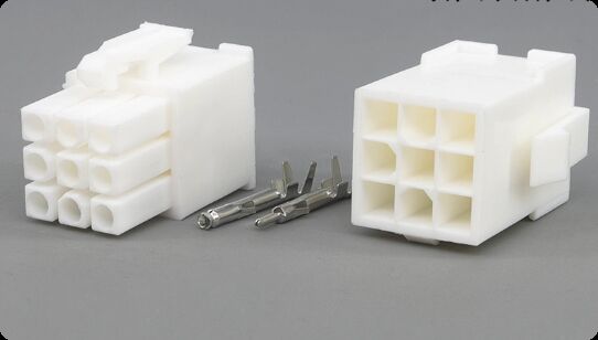 4145 Connector Plug for Servo Motor Terminals, Wire Connector Male and Female Terminal, Plastic Housing, 10 Pins