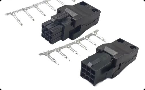 Delta Servo Motor Plug with 1000V Voltage Rating and Crimp/Solder Termination for Moog Gender Configuration