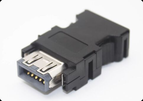 6-pin IEEE1394 Servo Motor Connector SM-6P Compatible with Delta CN3, Yaskawa CN2, Panasonic and Operating from -40℃ to +105℃