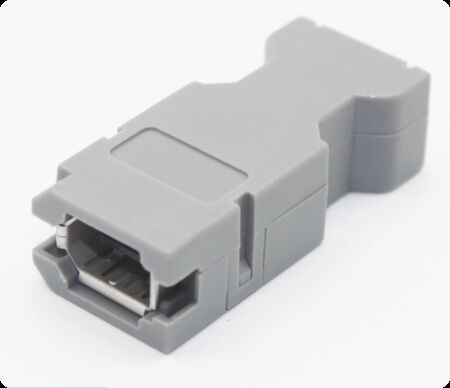 6-pin IEEE1394 Servo Motor Connector SM-6P Compatible with Delta CN3, Yaskawa CN2, Panasonic and Operating from -40℃ to +105℃
