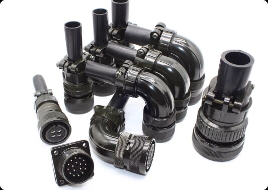 4/9/17-pin Aviation Plug Servo Motor Connector with Silver/Gold Plated Pins and Crimp/Solder Termination