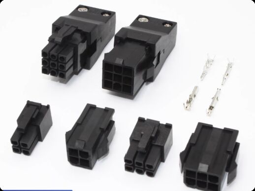 Delta Servo Motor Encoder Connector with Crimp/Solder Termination for 18-24 AWG Wires and Wide -40℃ to +105℃ Temperature Range