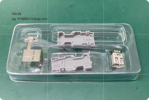 1000V Voltage Rating Moog ITT Servo Motor Connector with Silver Pin Golded Pin for Industrial Automation