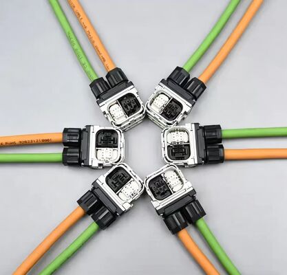 8PIN Servo Motor Connector 6FX3502-7CD01 with Silver Pin Golded Pin for Industrial Automation