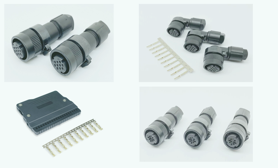 DDK 10PIN 2PIN, Straight, Angel type, 3108A 3106A aviation plug connector POS 10pin M23 40 servo cable plug