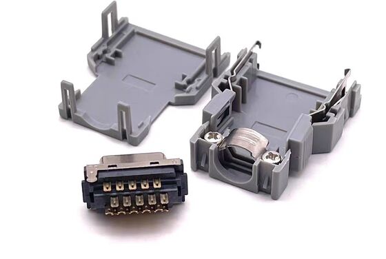 20-pin FANUC Servo Motor Connector with 1000V Voltage Rating and Crimp/Solder Termination